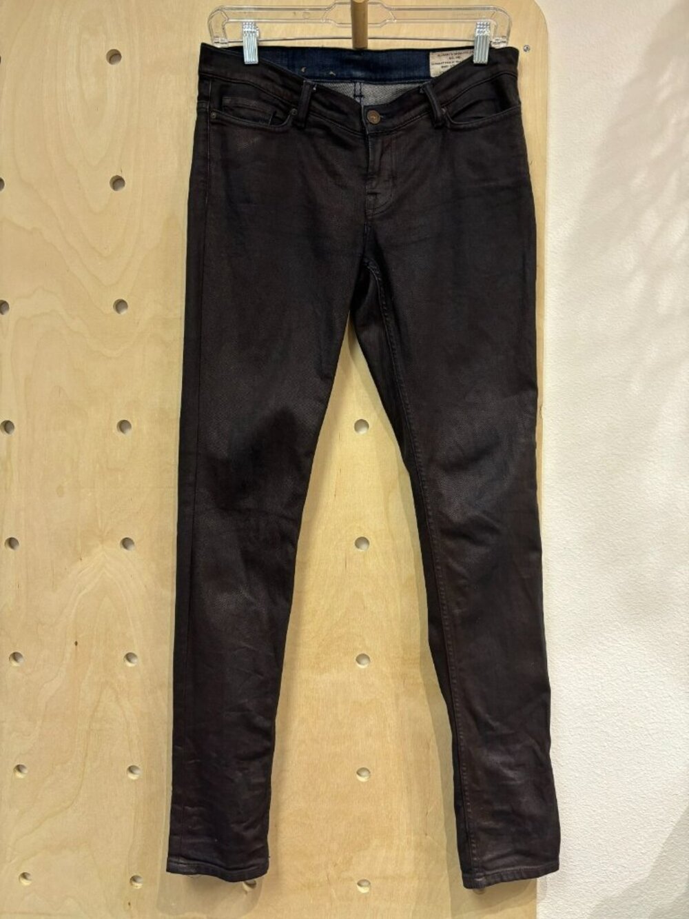 AllSaints Spitalfields Blue Red Slim Fit Ankle Denim Jeans Size 27 x 32